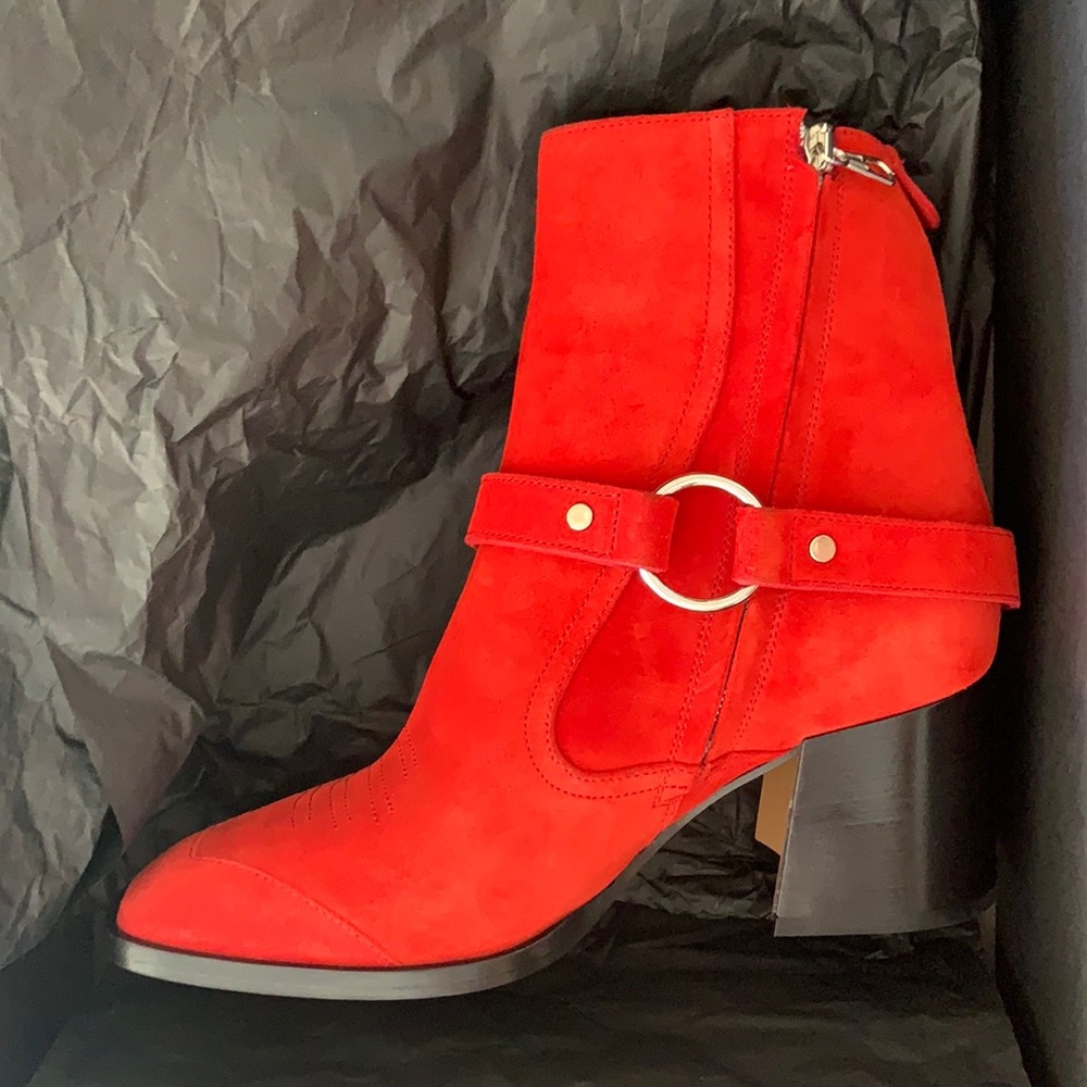 Fire Engine Red Labucq Boots